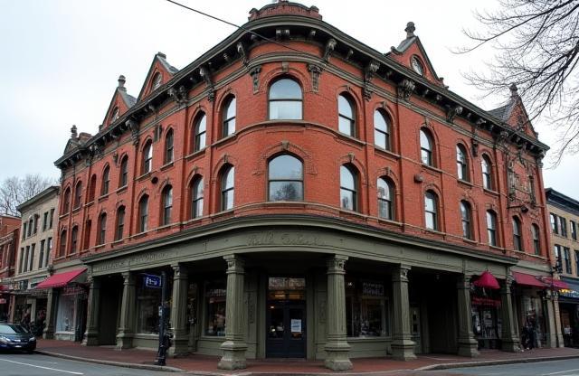 Exterior of a historic building in Gastown, Vancouver