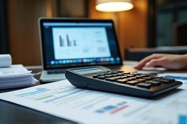 Image representing budget management (e.g., calculator or graph)